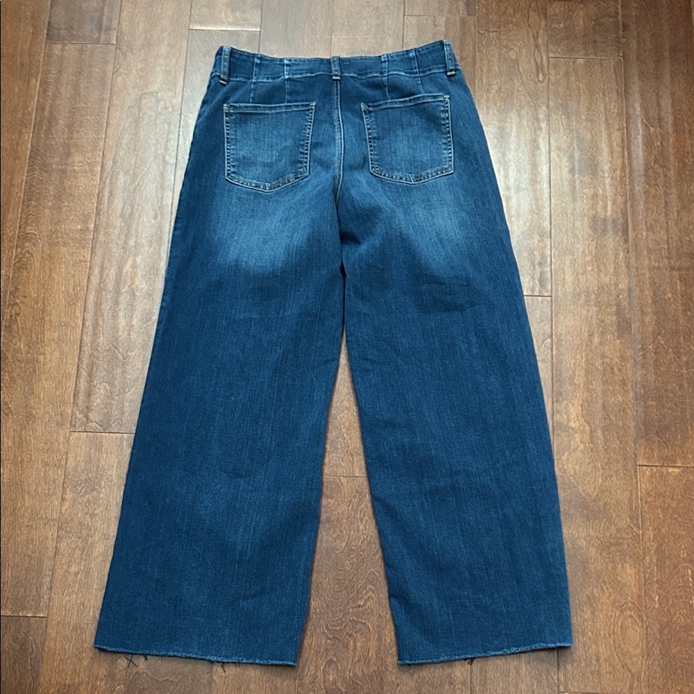 Kut from the Kloth Dark Blue Wide Leg Jeans - Picture 7 of 11